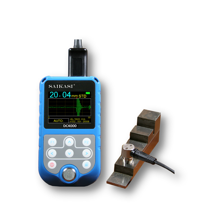 SAIKASI/賽卡司DC4000超聲波測厚儀 隔漆層厚度測量儀 數顯測厚儀